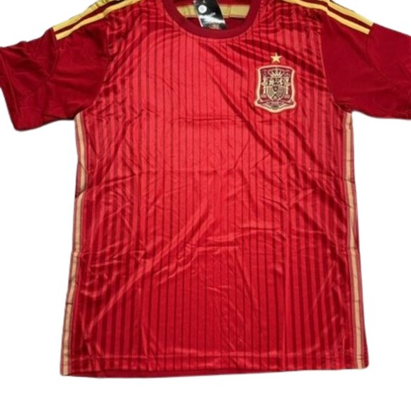 Spain Football Soccer Jersey 2014 Home - Picture 4 of 8